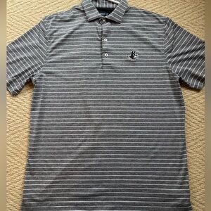 johnnie-O Featherweight Performance Polo - Terrier Logo for Wofford College